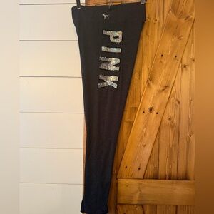 Victoria's Secret PINK Black Yoga Pants